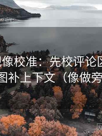 番茄影视像校准：先校评论区改写吗，再把截图补上下文（像做旁白校对）
