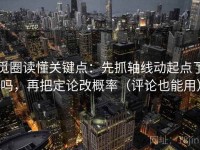 觅圈读懂关键点：先抓轴线动起点了吗，再把定论改概率（评论也能用）