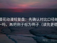 樱花动漫短复盘：先确认对比口径统一吗，再把例子标为例子（读完更稳）